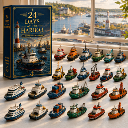24 Days at the Harbor – 24 Unique Working Vessels 24-Day Countdown Calendar