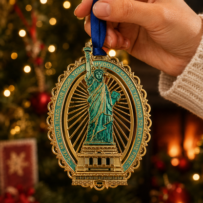 LAST DAY 50% OFF🔥250th Anniversary Statue of Liberty Christmas Tree Ornament