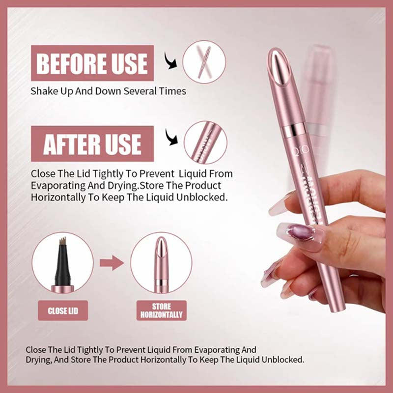 Waterproof Micro‑Fork Eyebrow Pencil, Long‑Lasting Brow Pen 💧✨ - image 4