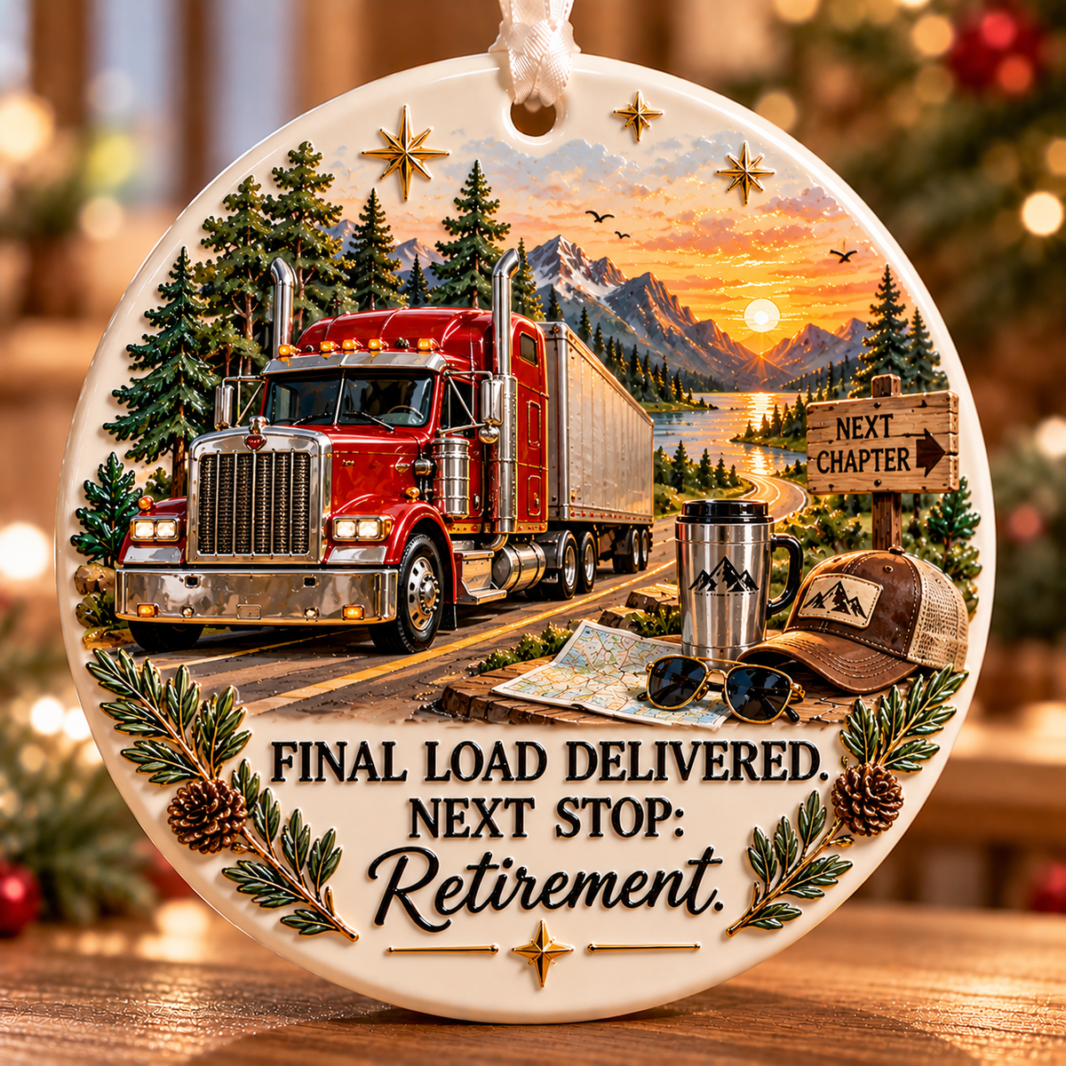 🎉 Retirement Career Ornament