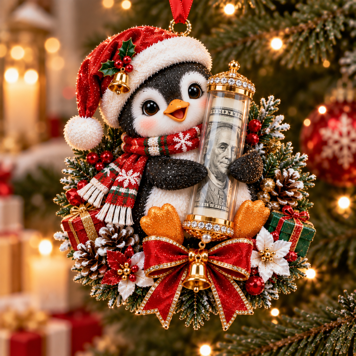 Christmas Cash Gift Ornament, A Fun Way to Give Money This Christmas 🎄💵 - image 3