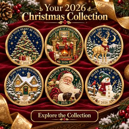 2026 Christmas Memories Coin Collection – 6 Festive Designs, Double-Sided Details & Timeless Holiday Charm
