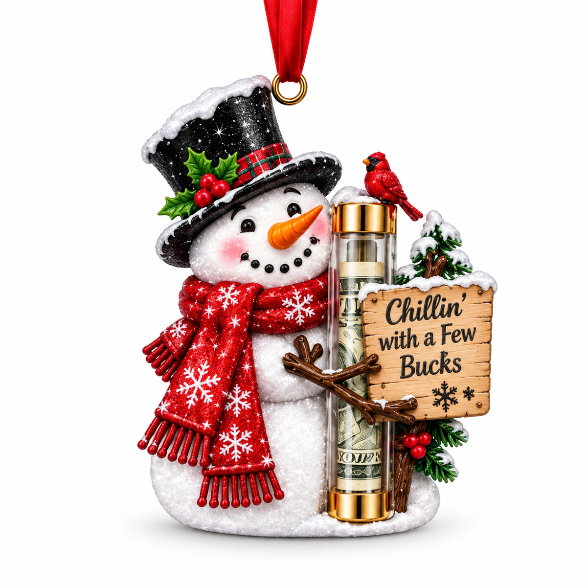 🎁 Surprise Red Envelope Christmas Tree Ornament | Turn Cash Gifts Into Magical Christmas Memories - image 10
