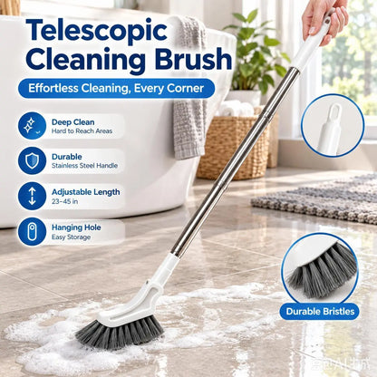 Adjustable Length Stainless Steel Telescopic Long Handle Crevice Cleaning Brush 🧹 - image 1