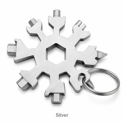 Viral 18‑in‑1 Snowflake Multi‑tool Stainless Steel Portable Wrench ❄️ - image 13