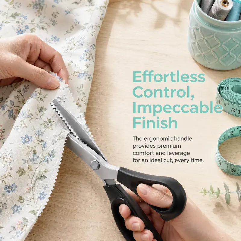 Stainless Steel Zig Zag Scissors with Serrated Teeth - Perfect for DIY Crafts✂️ - image 10