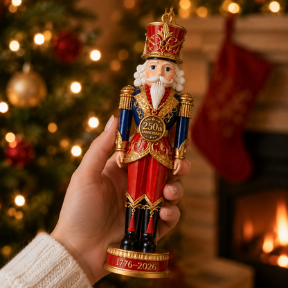 🔥Last 80 pcs✨⏰ Limited anniversary edition✨2026 America 250th Anniversary Heritage Nutcracker Ornament