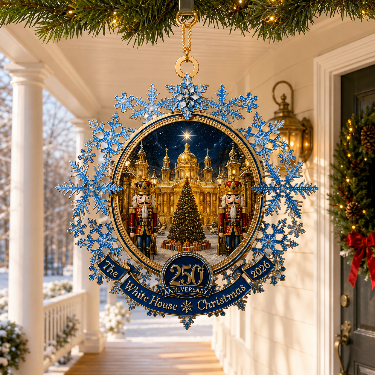 ✨Blue Snowflake Christmas Tree Ornament