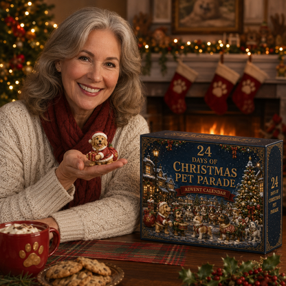 24 Days of Christmas Pet Parade Advent Calendar – 24 Unique Holiday Pet Miniatures