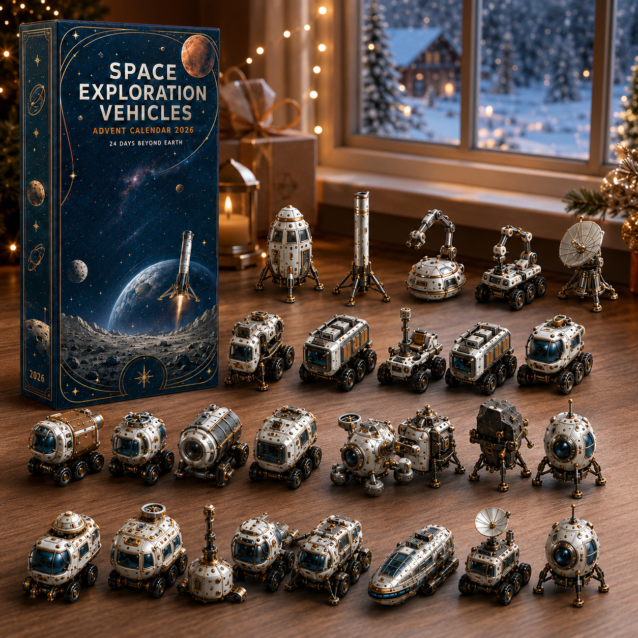 🚀Space Exploration Vehicles Advent Calendar 2026 – 24 Days of Cosmic Discovery,