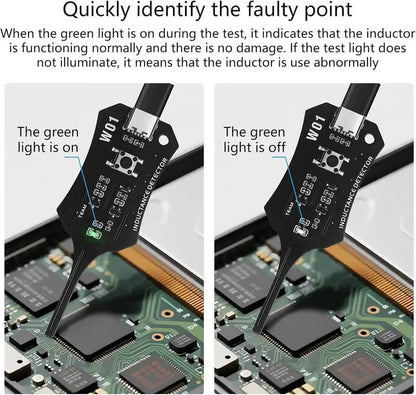 Type-C Inductance Tester Motherboard Coil Tester, Electronic Circuit Board Inductor Detector - image 4