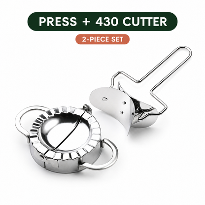 🥟 Stainless Steel Dumpling Maker & Dough Cutter Set – Roll, Fill, Press & Seal with Ease - image 12