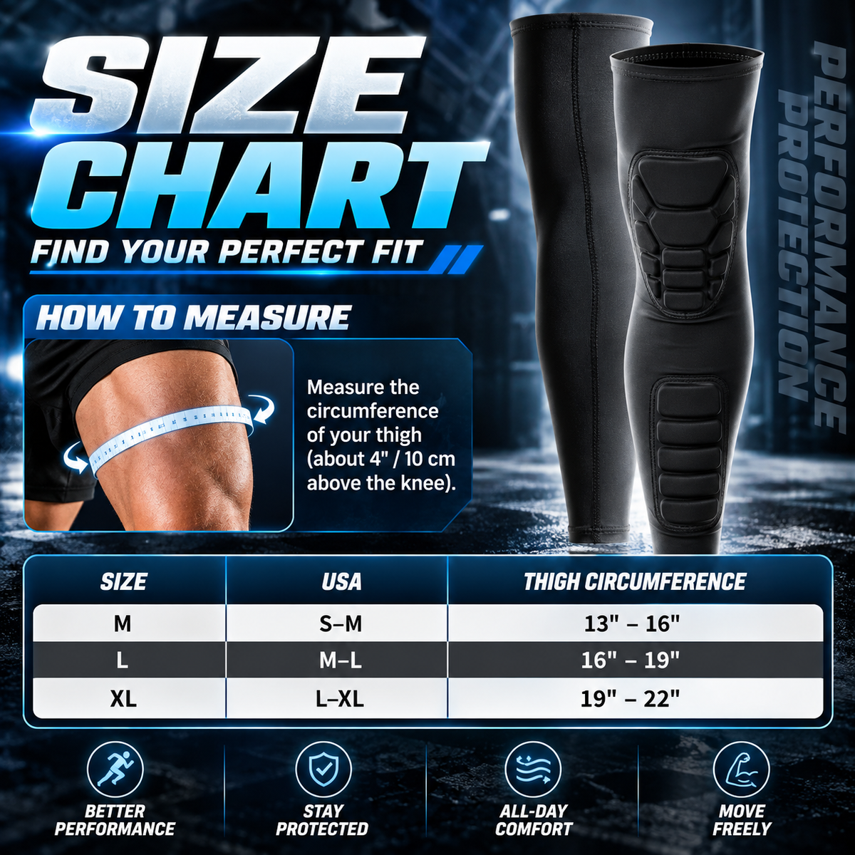 Pro Honeycomb Anti-Collision Full-Leg Compression Guard 🛡️ - image 2