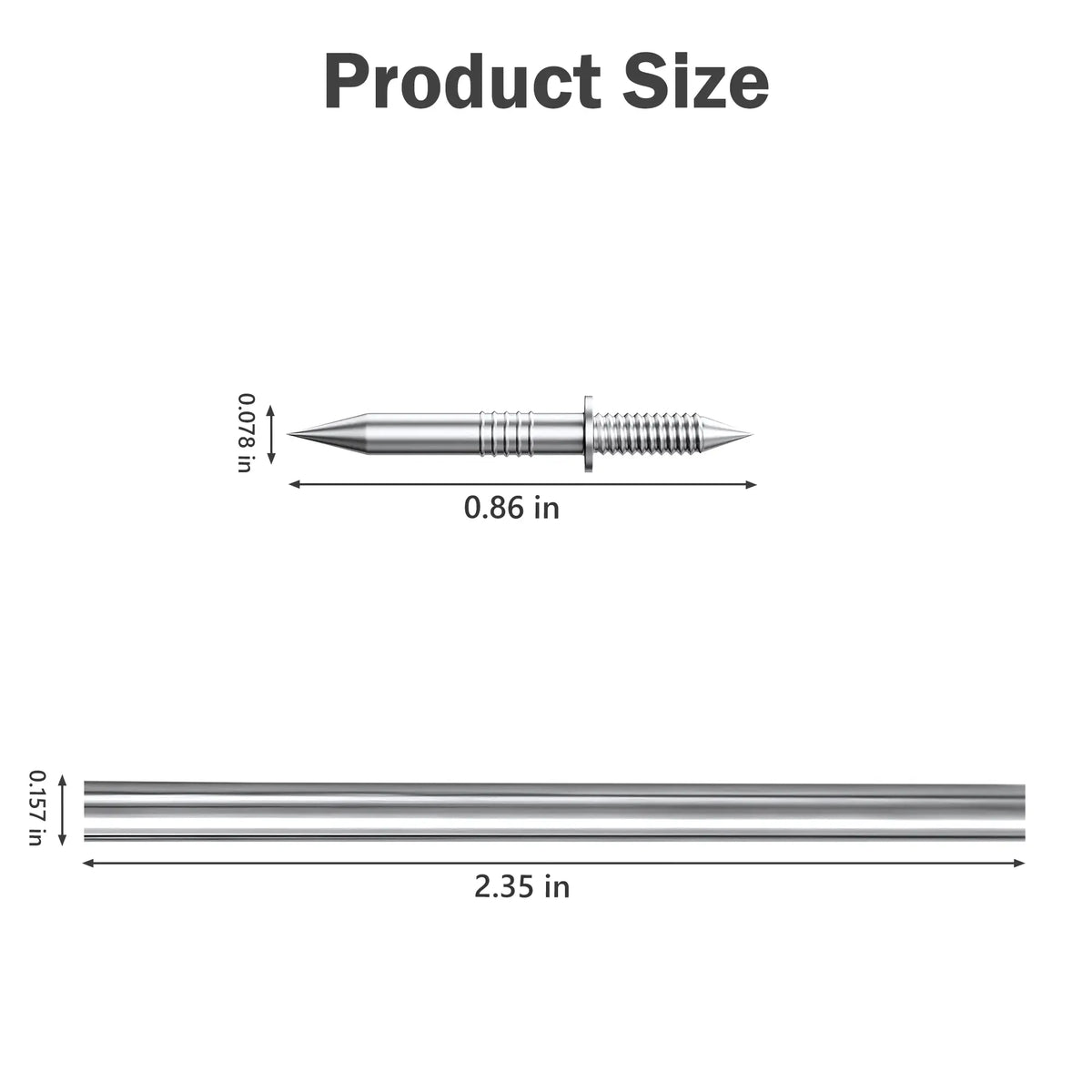 100 Double-Headed Carbon Steel Baseboard Nails🔩 - image 13