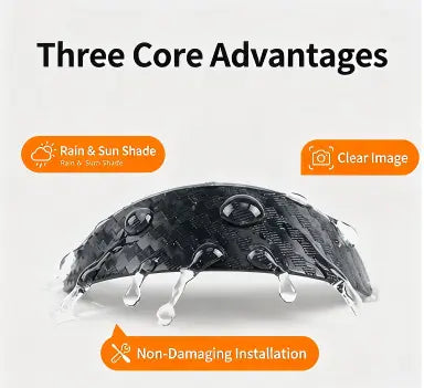 🌧️ 4PCS Car Backup Camera Rain Shield – Clearer Rear View in Rain - image 3