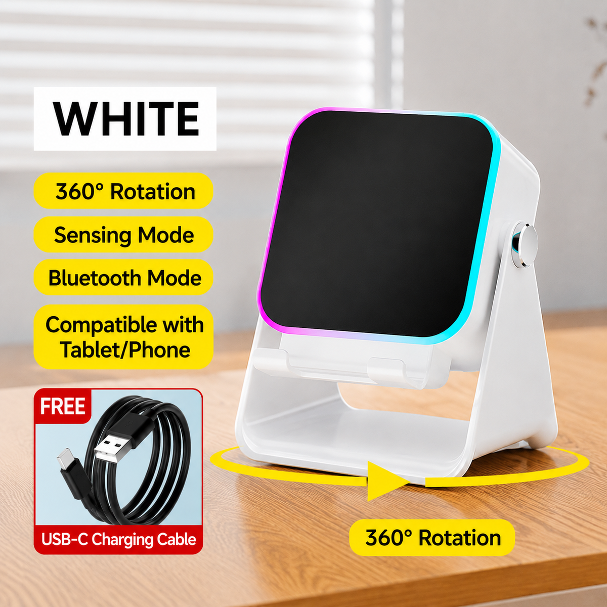 📱PUTARE Wireless Induction Audio Speaker Stand - image 14