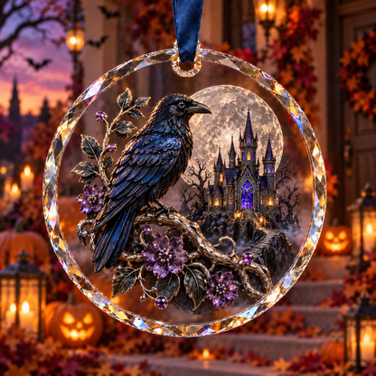2026 Enchanted Halloween Hanging Ornaments – 8 Whimsical Designs with Ghosts, Black Cats & Moonlit Magic
