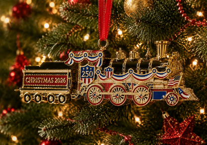✨250th Anniversary Edition Christmas Train Ornament