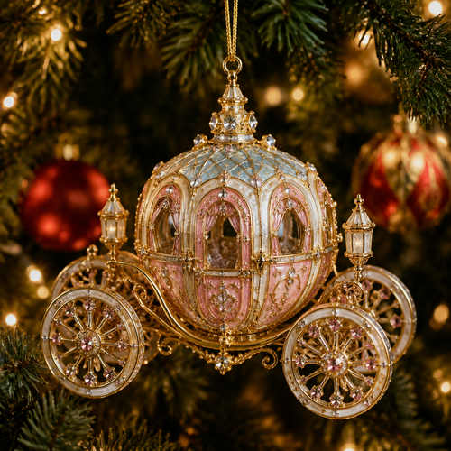 ✨Carriage-shaped Christmas tree ornament
