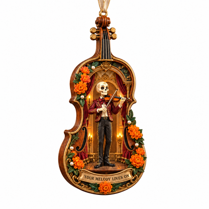 Día de Muertos Musical Ornaments –  Marigold & Melodies of Remembrance Keepsake Collection