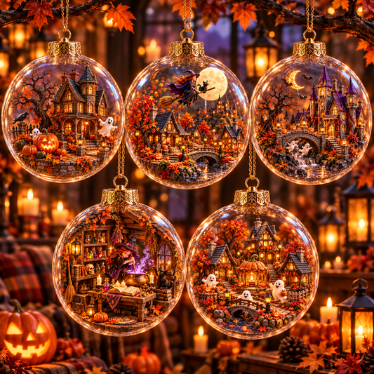2026 Enchanted Halloween Globe Ornaments
