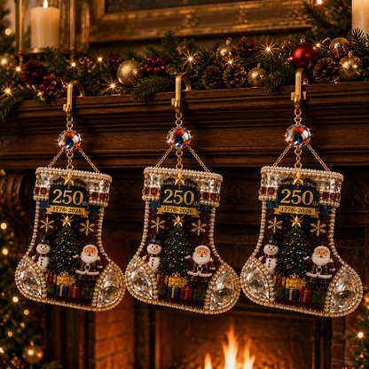 ✨Crystal Christmas Stocking Ornament