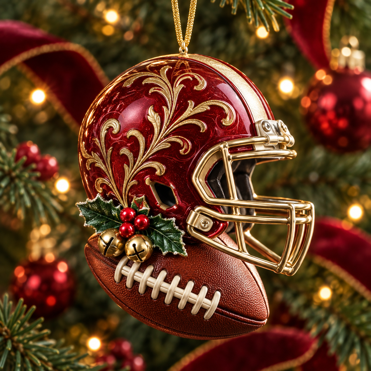 2026 Touchdown Christmas Ornaments – 8 Unique Football Helmet Designs for Football Fans & Holiday Traditions