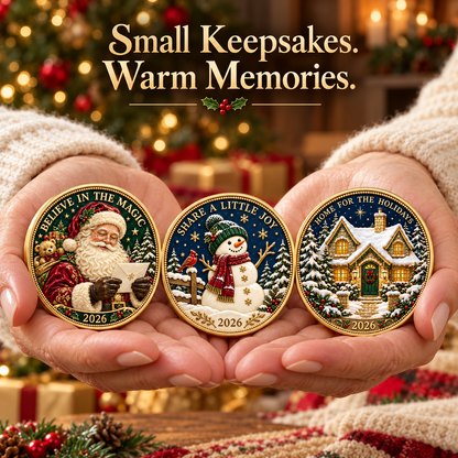 2026 Christmas Memories Coin Collection – 6 Festive Designs, Double-Sided Details & Timeless Holiday Charm