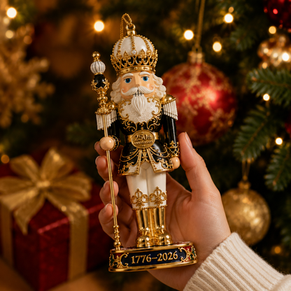 🔥Last 30 pcs✨⏰ Limited anniversary edition✨2026 America 250th Anniversary Imperial Nutcracker King Ornament