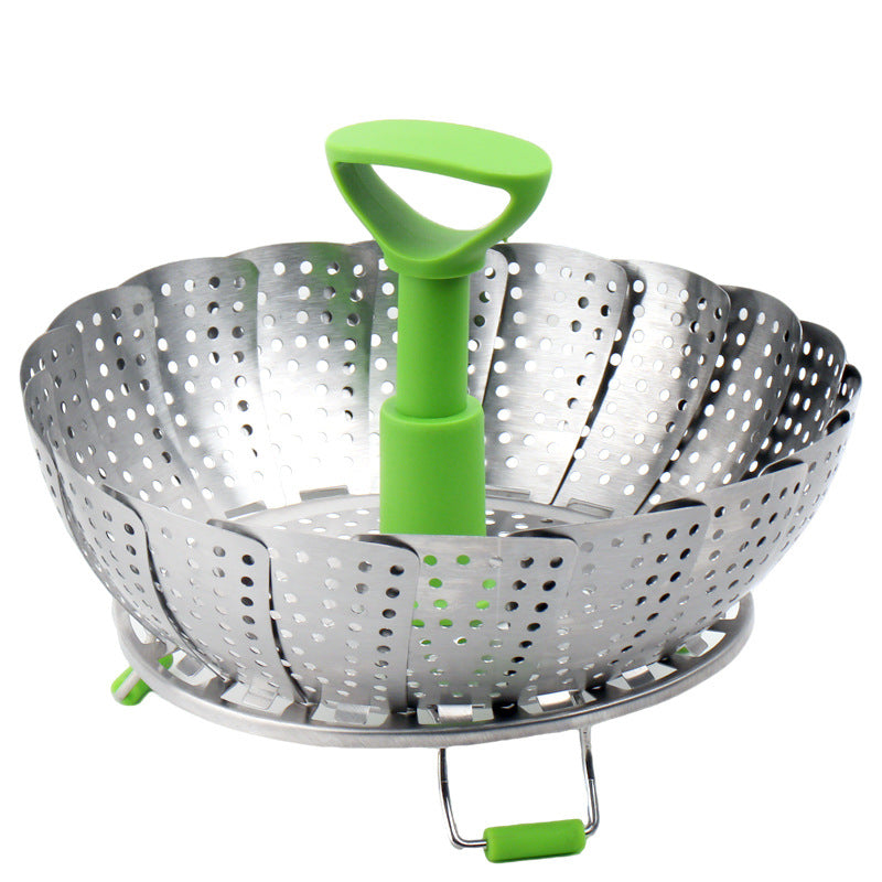 Vegetable Steamer Basket for Cooking Food, Stainless Steel Veggie Steam Basket for Pot 🥦 - image 12