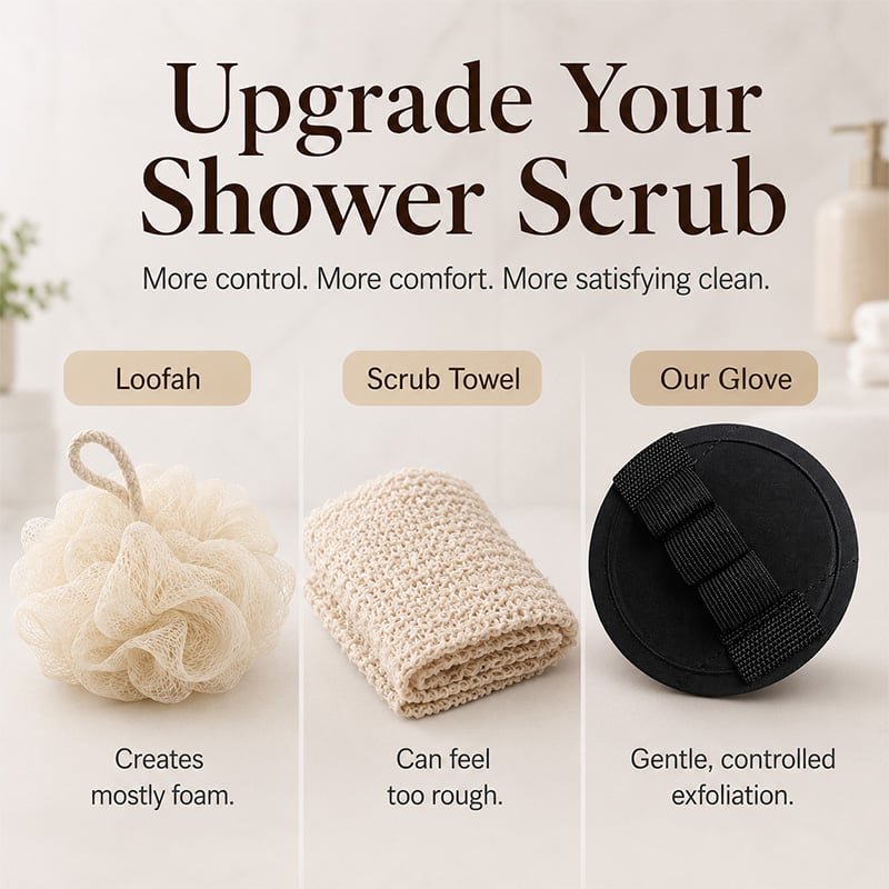 💖 Hot Sale 49%OFF✨Soft Rubber Exfoliating Shower Glove - image 4