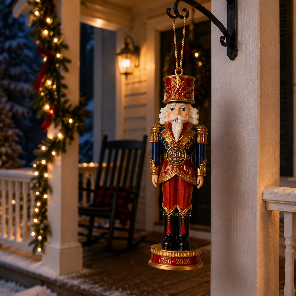🔥Last 80 pcs✨⏰ Limited anniversary edition✨2026 America 250th Anniversary Heritage Nutcracker Ornament