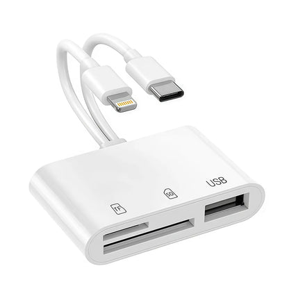 Hot💥Limited-time 50% discount🔌 5-in-1 SD Card Reader for iPhone & USB-C – Fast Photo & Video Transfer Adapter - image 9
