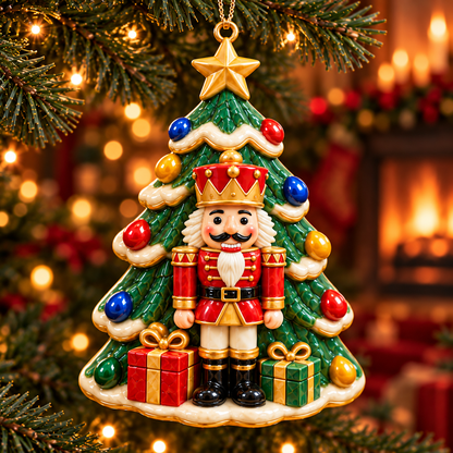 🎄 2026 Christmas Tree Ornaments – Set of 6 Festive Holiday Keepsakes Featuring Santa, Cardinals, Gingerbread House, Snowmen & Nutcracker | Christmas Decorations & Gifts
