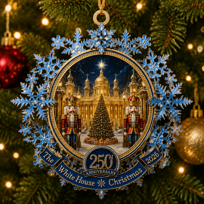 ✨Blue Snowflake Christmas Tree Ornament