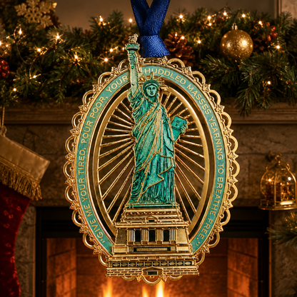 LAST DAY 50% OFF🔥250th Anniversary Statue of Liberty Christmas Tree Ornament