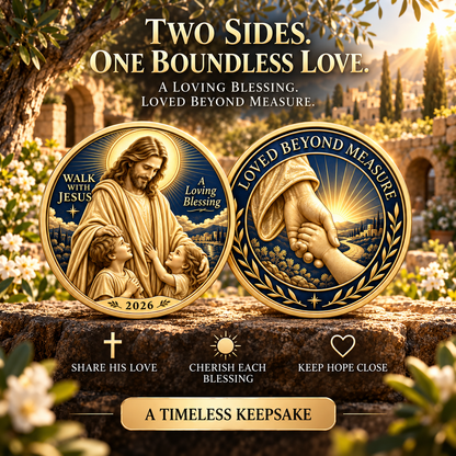 2026 Walk with Jesus Coin Collection – 6 Double-Sided Keepsakes of Faith, Hope & Love