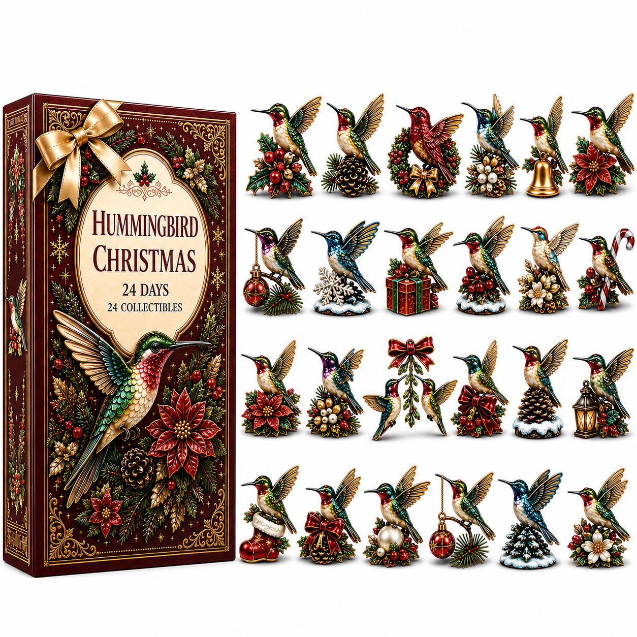 🔥Last 50 pcs✨⏰Last day 50% off🔥✨24-Day Advent Calendar - Hummingbird