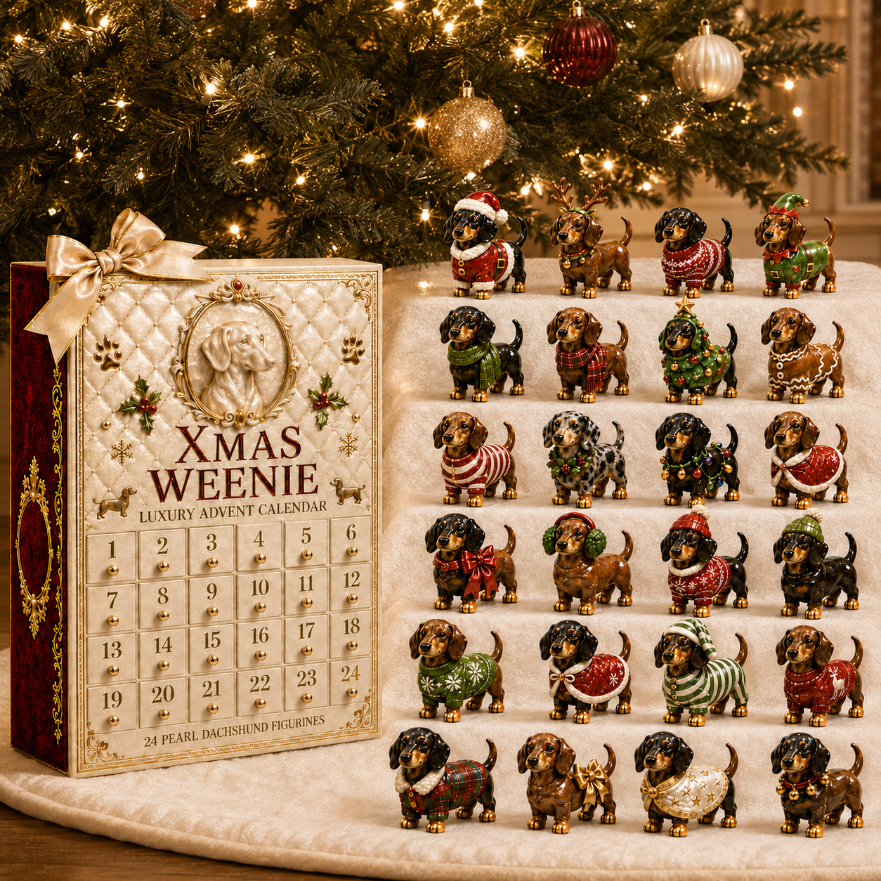 🔥Last 30 pcs✨⏰Last day 50% off🔥✨24-Day Advent Calendar - Dachshund