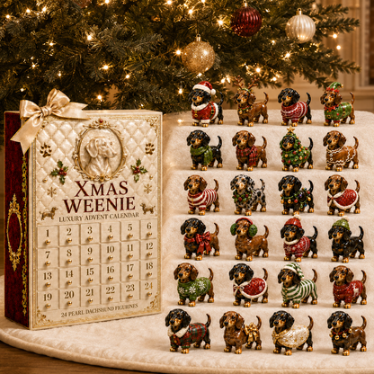 🔥Last 30 pcs✨⏰Last day 50% off🔥✨24-Day Advent Calendar - Dachshund