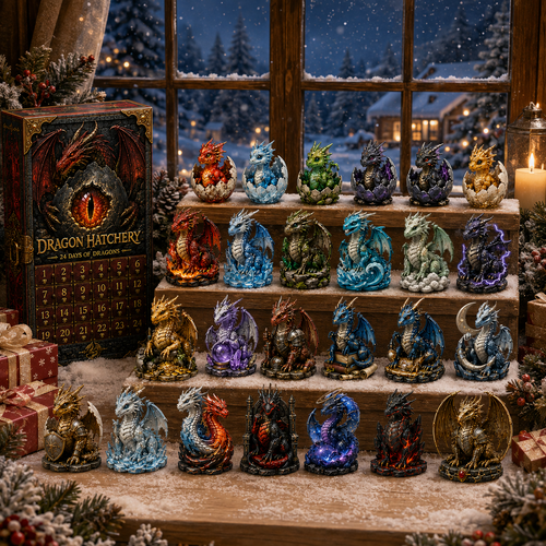 🔥Last 50 pcs✨⏰Last day 50% off🔥✨24-Day Advent Calendar -Dragon