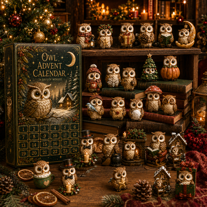 ✨24-Day Christmas Countdown Advent Calendar –owl Ornament