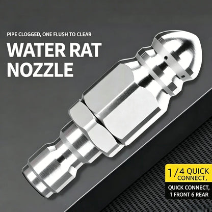 Washer Sewer Jetter Nozzle with Stainless Steel, Mini Compact Durable Sewer Jet Nozzle🚰 - image 6