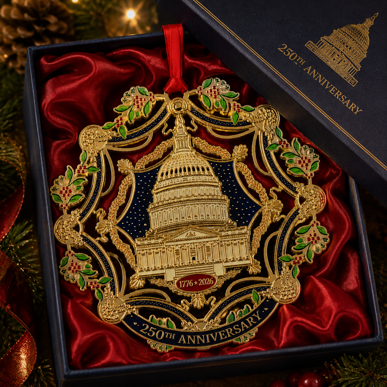 LAST DAY 50% OFF🔥250th Anniversary Commemorative Ornament – The Capitol