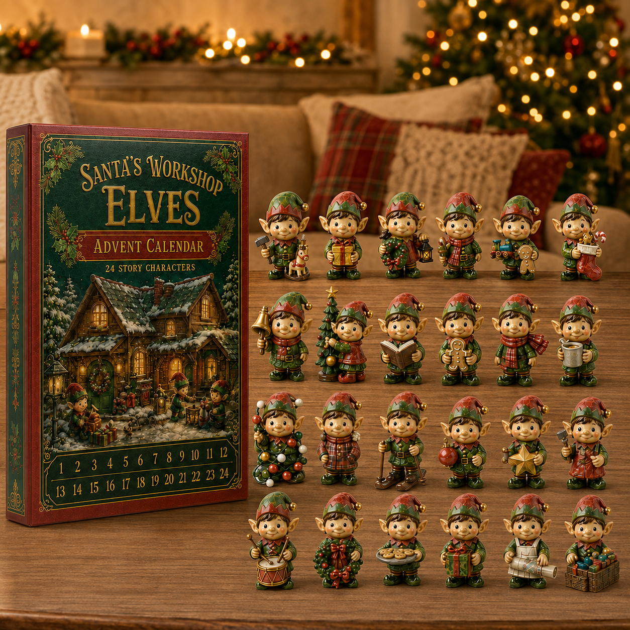 🔥Last 50 pcs✨⏰Last day 50% off🔥✨24-Day Advent Calendar - Christmas Elf