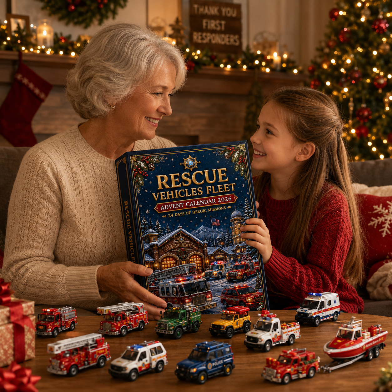 2026 Rescue Vehicles Advent Calendar – 24 Days of Emergency Vehicle Surprises