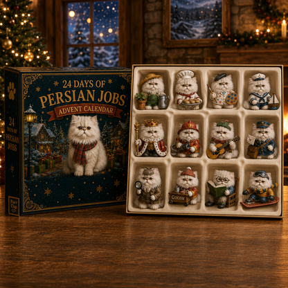24 Days of Persian Jobs – 24 Unique Collectible Cat Figurines