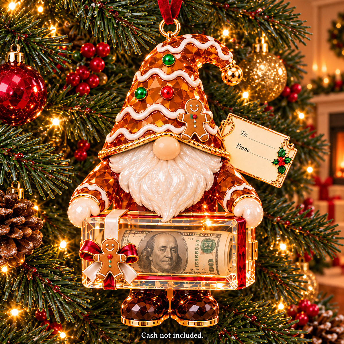 Christmas Gnome Money Holder Ornaments – 6 Festive Designs with Gift Tags