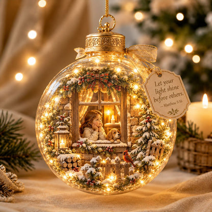 🔥Last Day 50% OFF - Illuminated Christian Scripture Keepsake Ornaments - image 8
