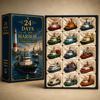 24 Days at the Harbor – 24 Unique Working Vessels 24-Day Countdown Calendar
